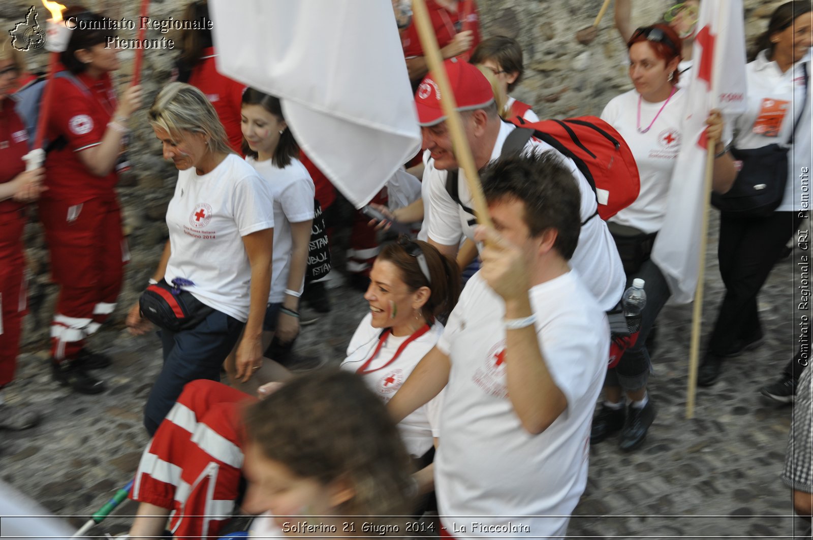 Solferino 21 iugno 2014 - La Fiaccolata - Croce Rossa Italiana - Comitato Regionale del Piemonte