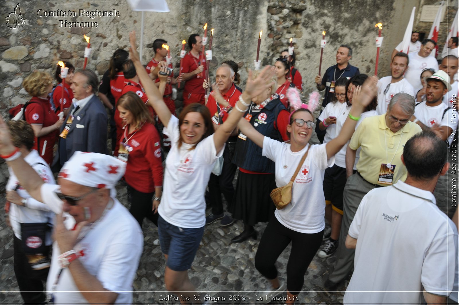 Solferino 21 iugno 2014 - La Fiaccolata - Croce Rossa Italiana - Comitato Regionale del Piemonte