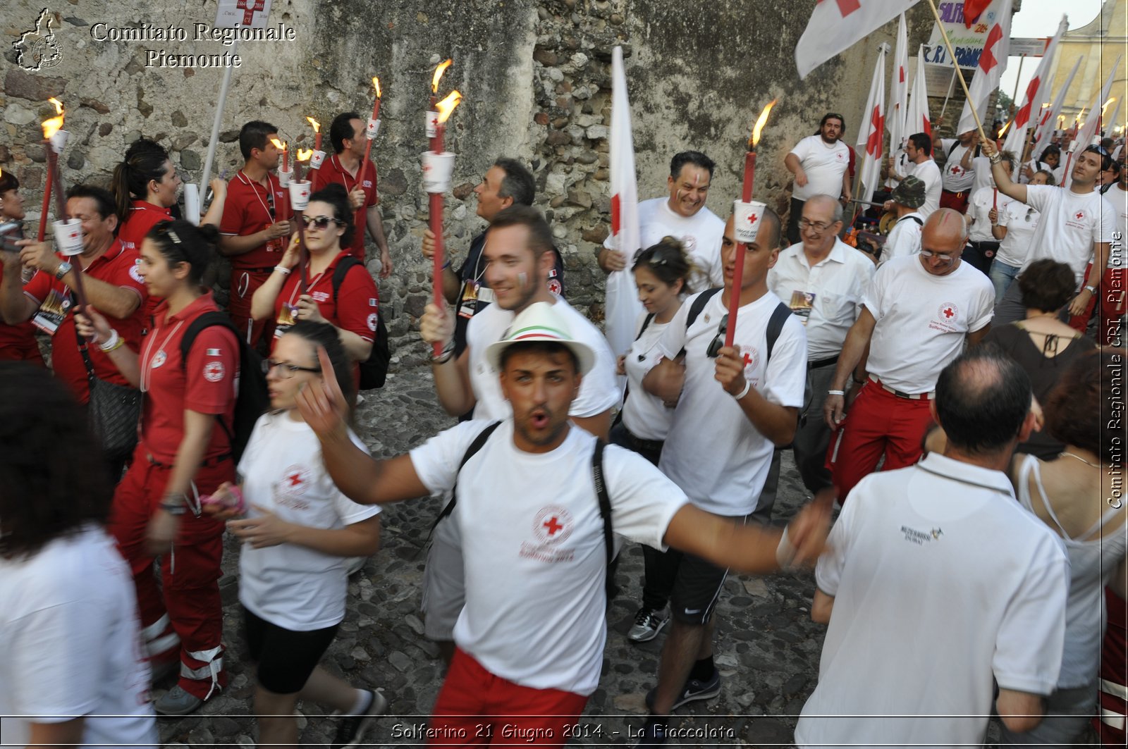 Solferino 21 iugno 2014 - La Fiaccolata - Croce Rossa Italiana - Comitato Regionale del Piemonte