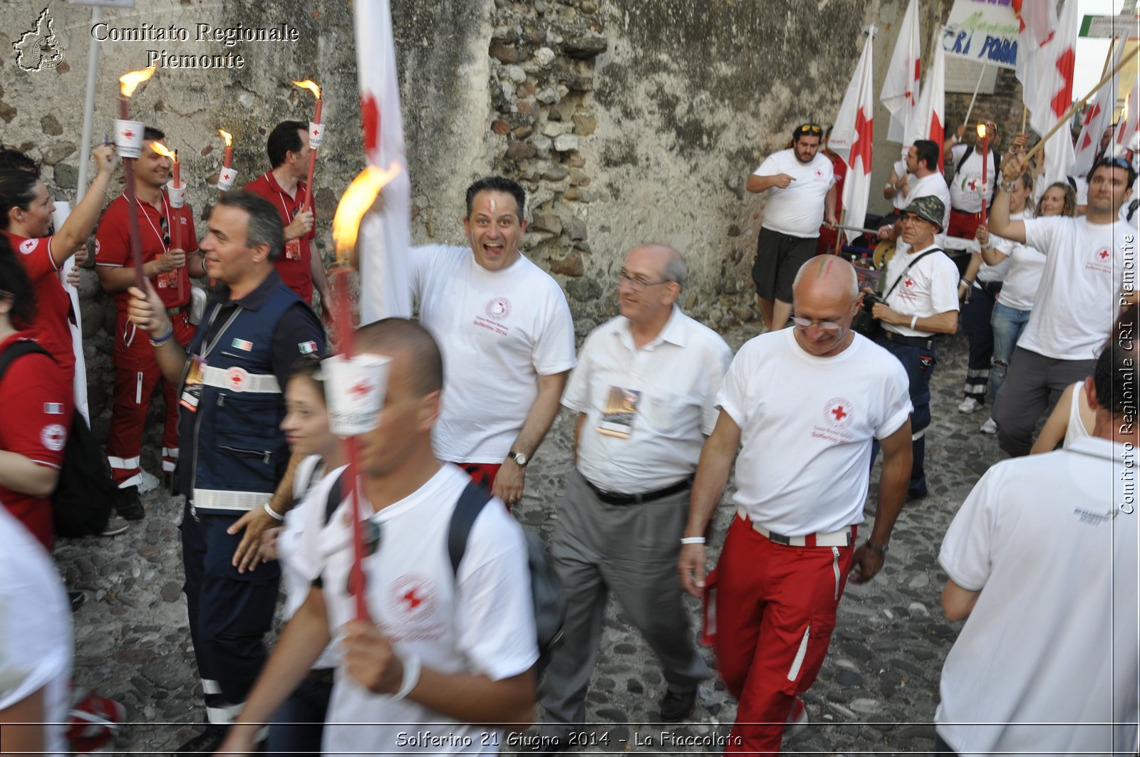 Solferino 21 iugno 2014 - La Fiaccolata - Croce Rossa Italiana - Comitato Regionale del Piemonte