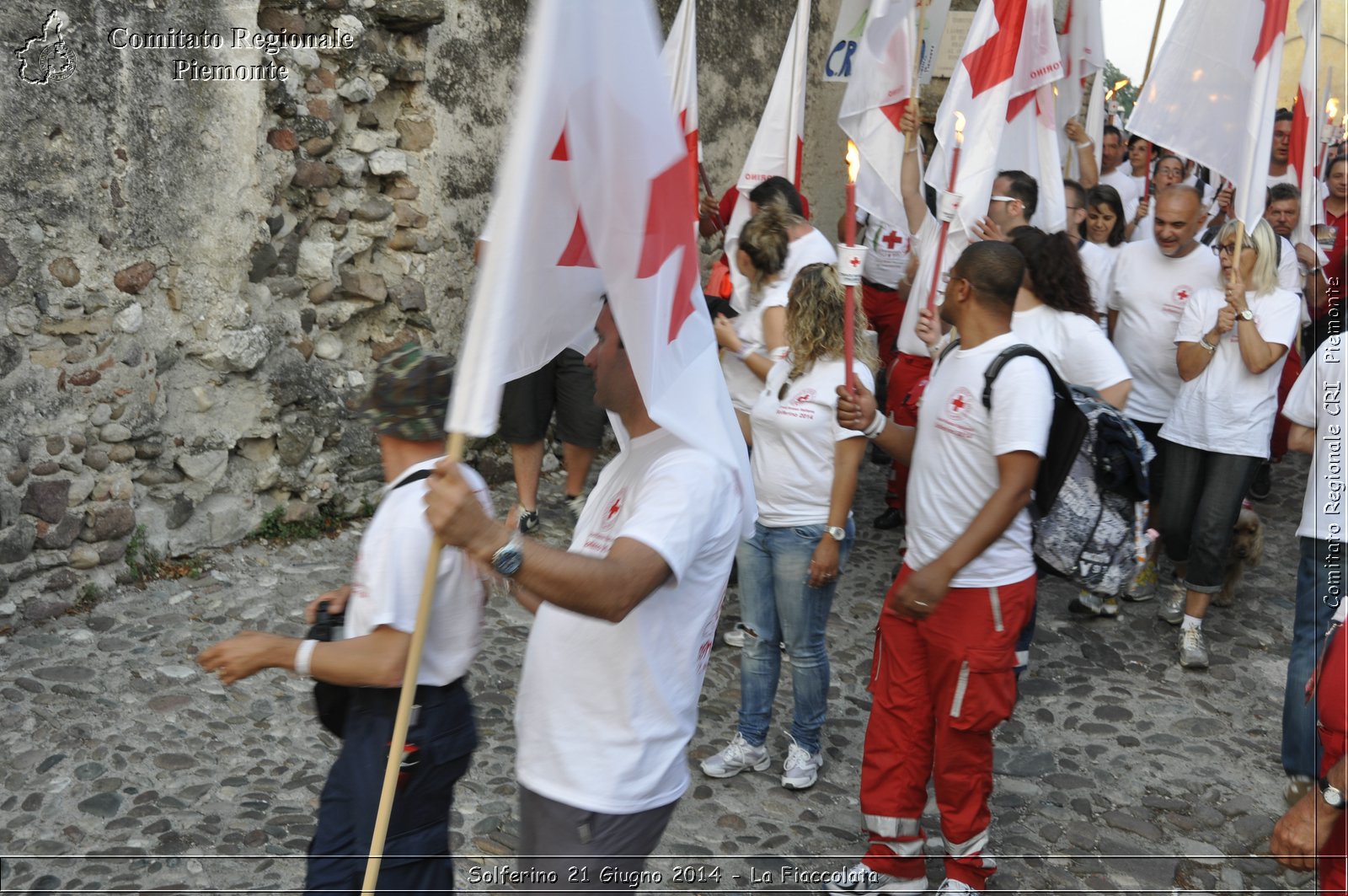 Solferino 21 iugno 2014 - La Fiaccolata - Croce Rossa Italiana - Comitato Regionale del Piemonte