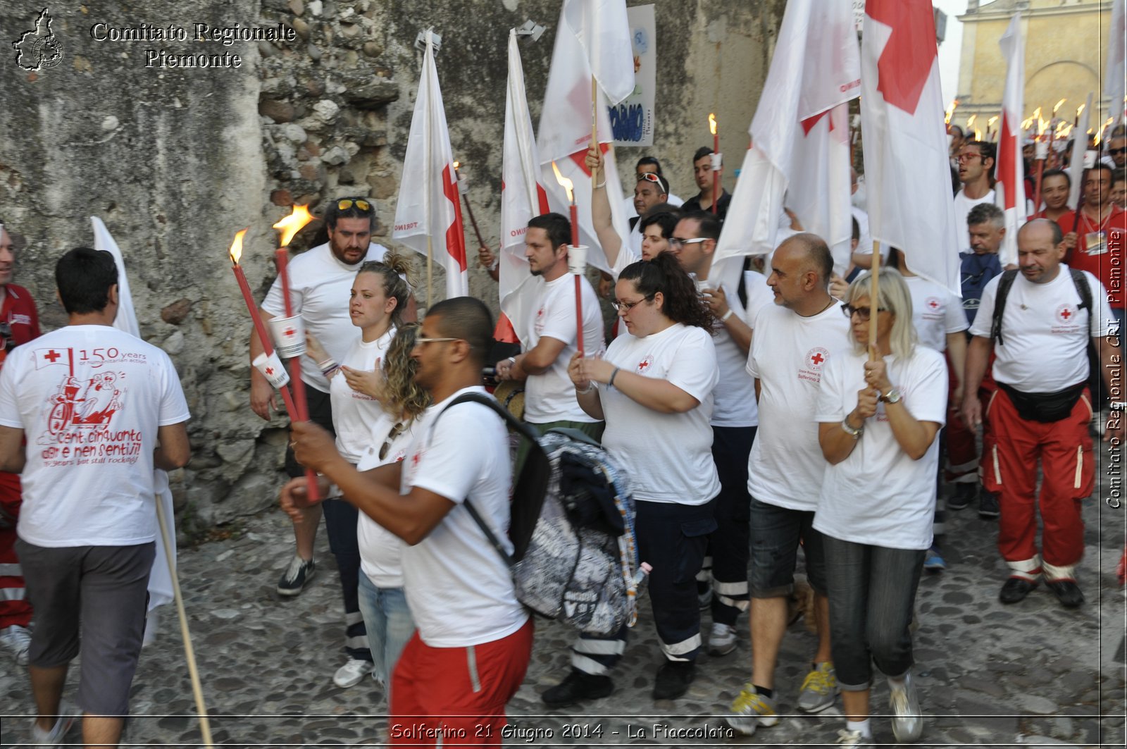 Solferino 21 iugno 2014 - La Fiaccolata - Croce Rossa Italiana - Comitato Regionale del Piemonte