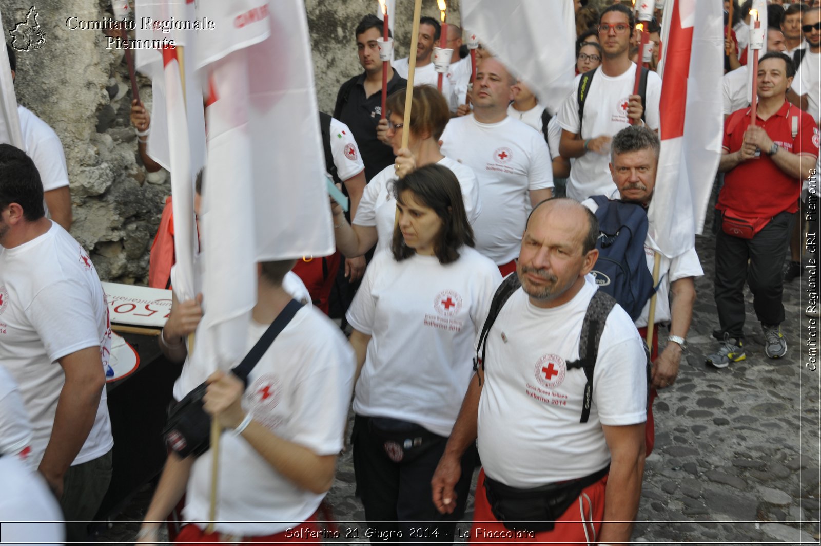 Solferino 21 iugno 2014 - La Fiaccolata - Croce Rossa Italiana - Comitato Regionale del Piemonte