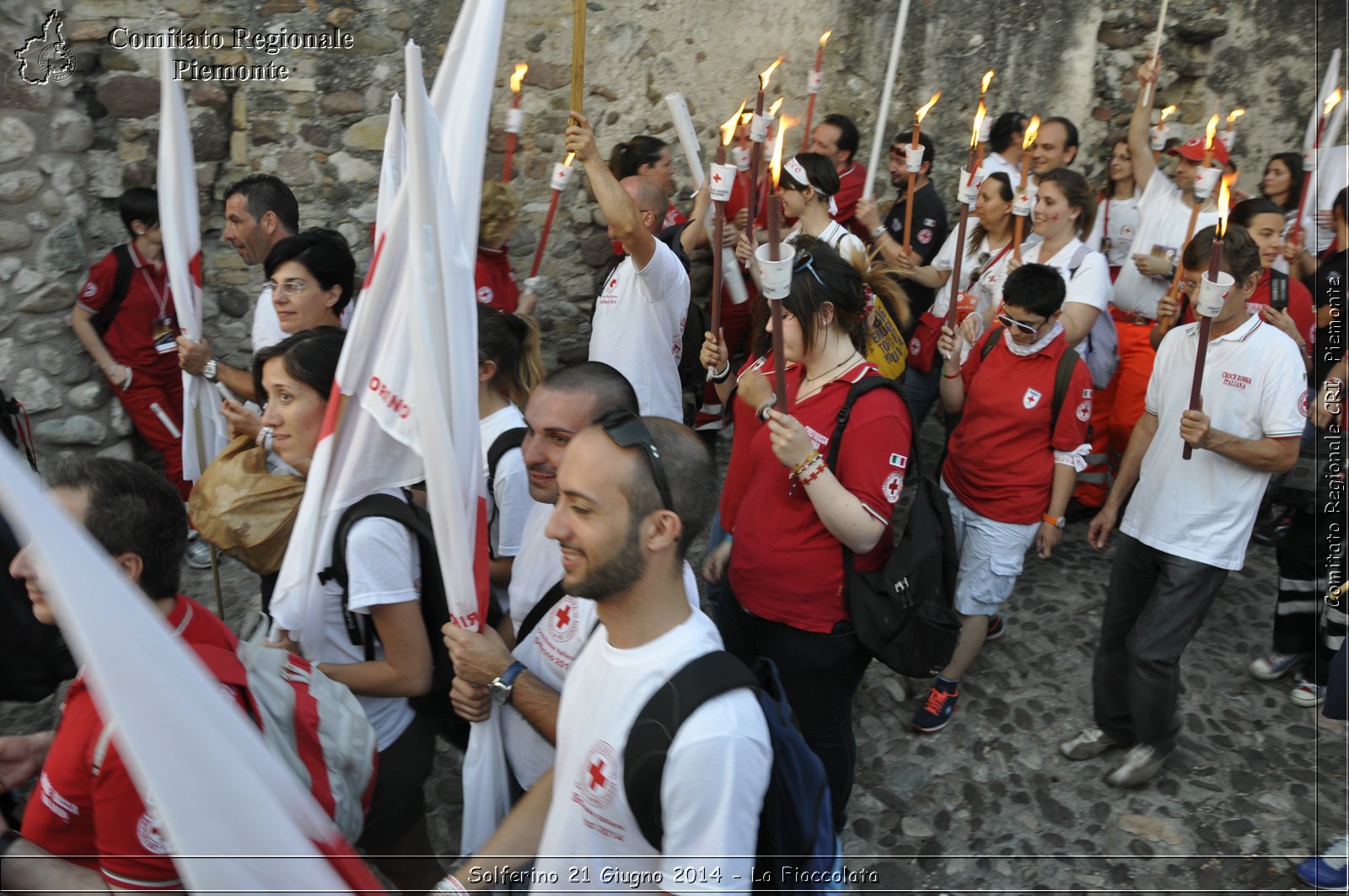 Solferino 21 iugno 2014 - La Fiaccolata - Croce Rossa Italiana - Comitato Regionale del Piemonte