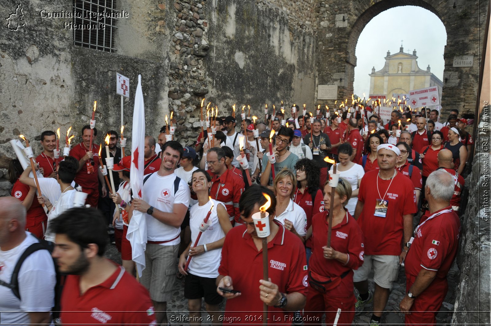 Solferino 21 iugno 2014 - La Fiaccolata - Croce Rossa Italiana - Comitato Regionale del Piemonte