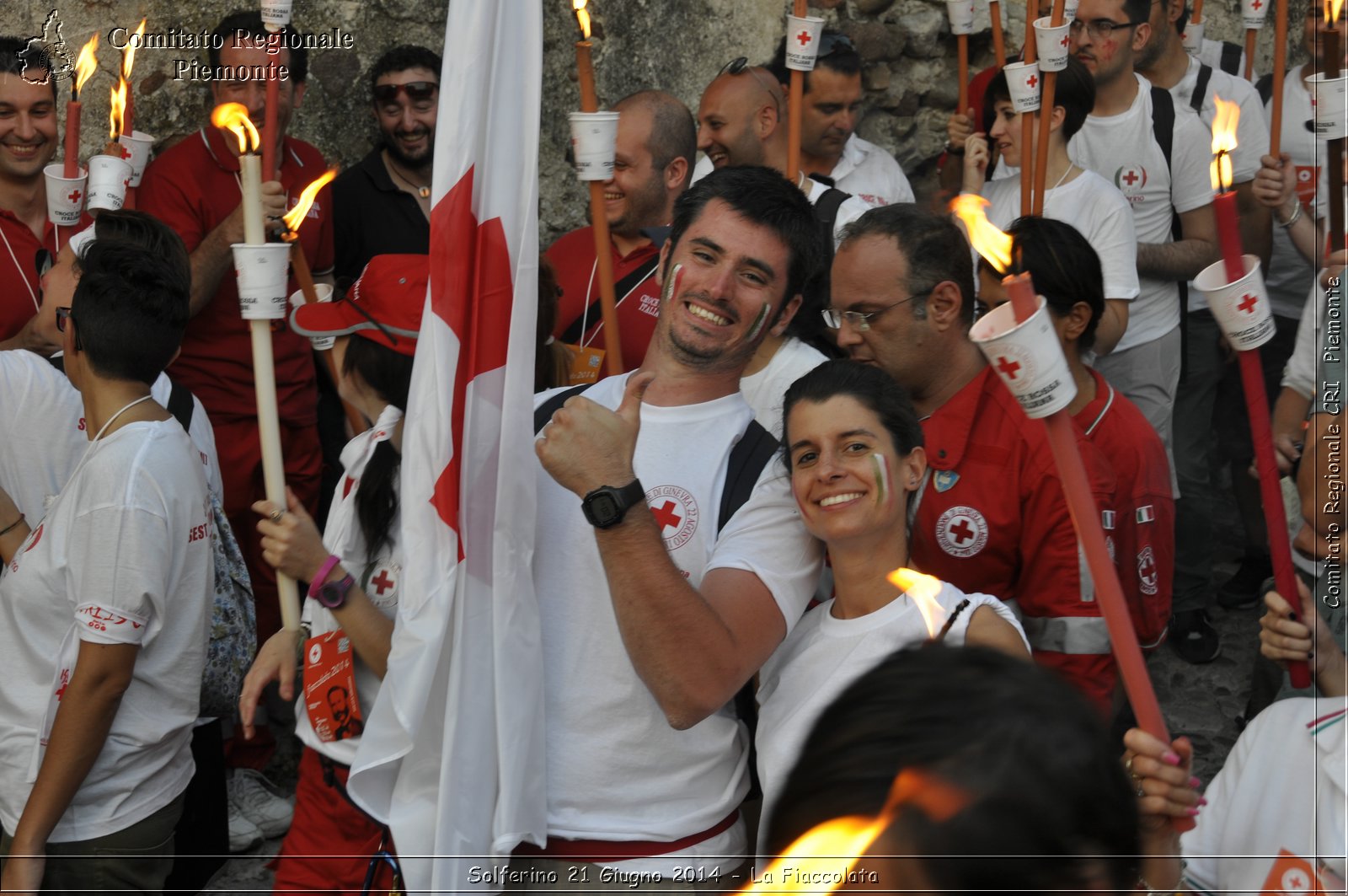 Solferino 21 iugno 2014 - La Fiaccolata - Croce Rossa Italiana - Comitato Regionale del Piemonte