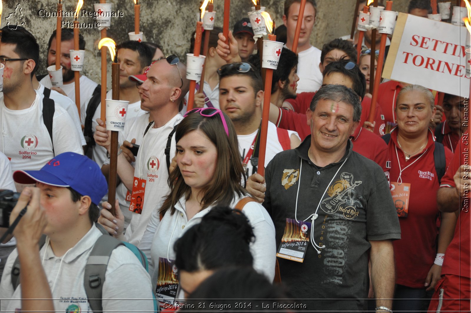 Solferino 21 iugno 2014 - La Fiaccolata - Croce Rossa Italiana - Comitato Regionale del Piemonte