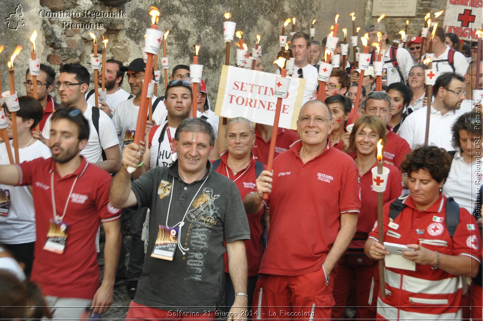 Solferino 21 iugno 2014 - La Fiaccolata - Croce Rossa Italiana - Comitato Regionale del Piemonte