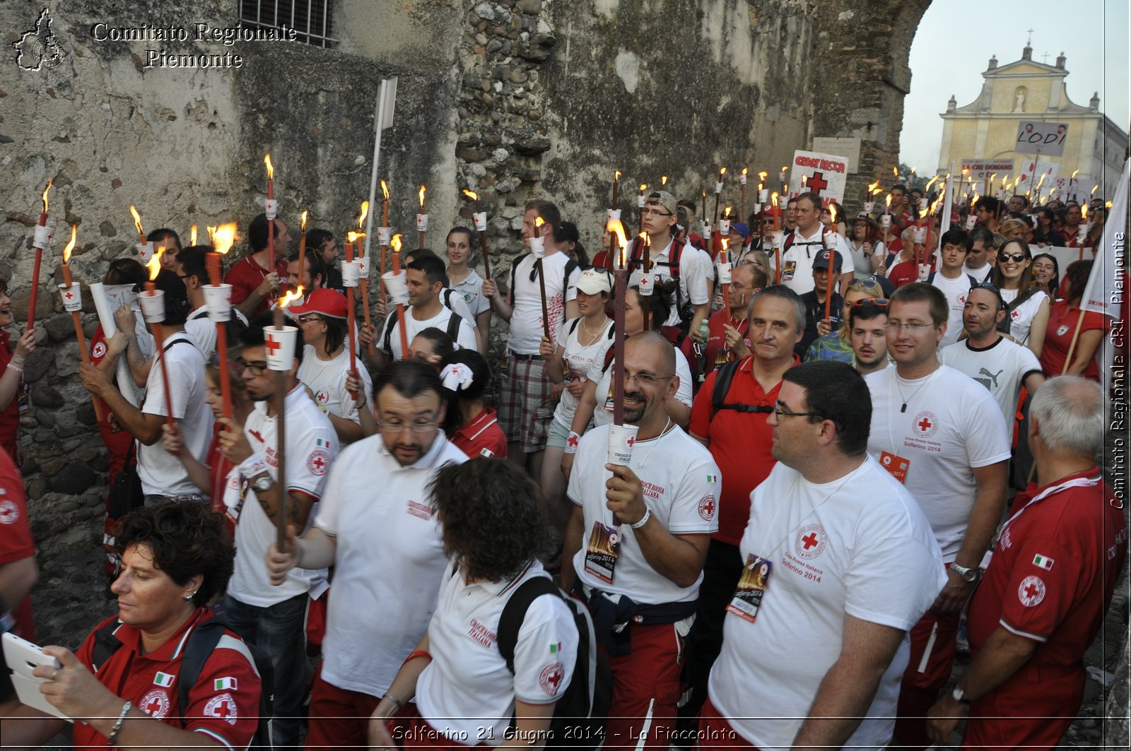 Solferino 21 iugno 2014 - La Fiaccolata - Croce Rossa Italiana - Comitato Regionale del Piemonte