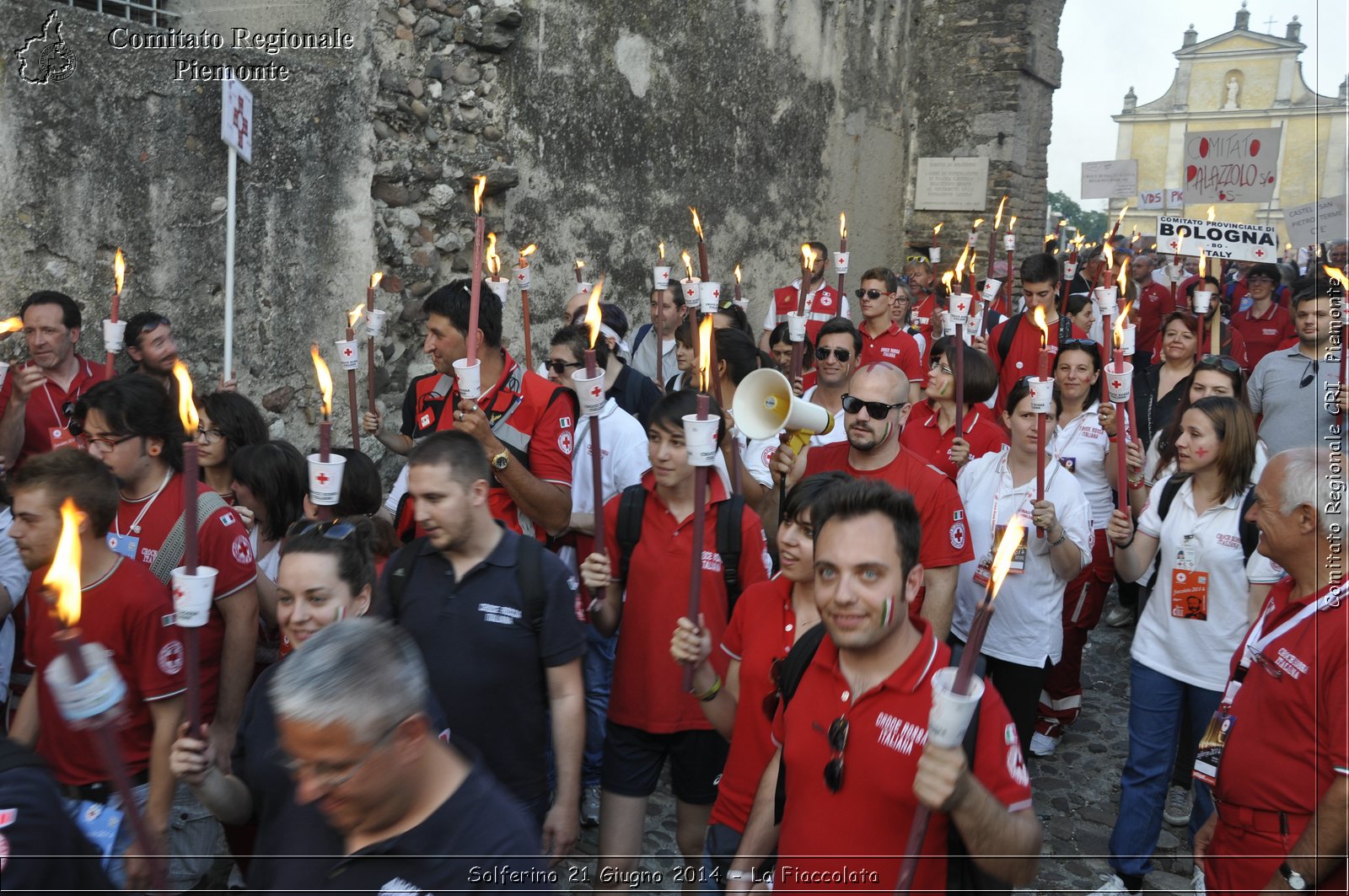 Solferino 21 iugno 2014 - La Fiaccolata - Croce Rossa Italiana - Comitato Regionale del Piemonte