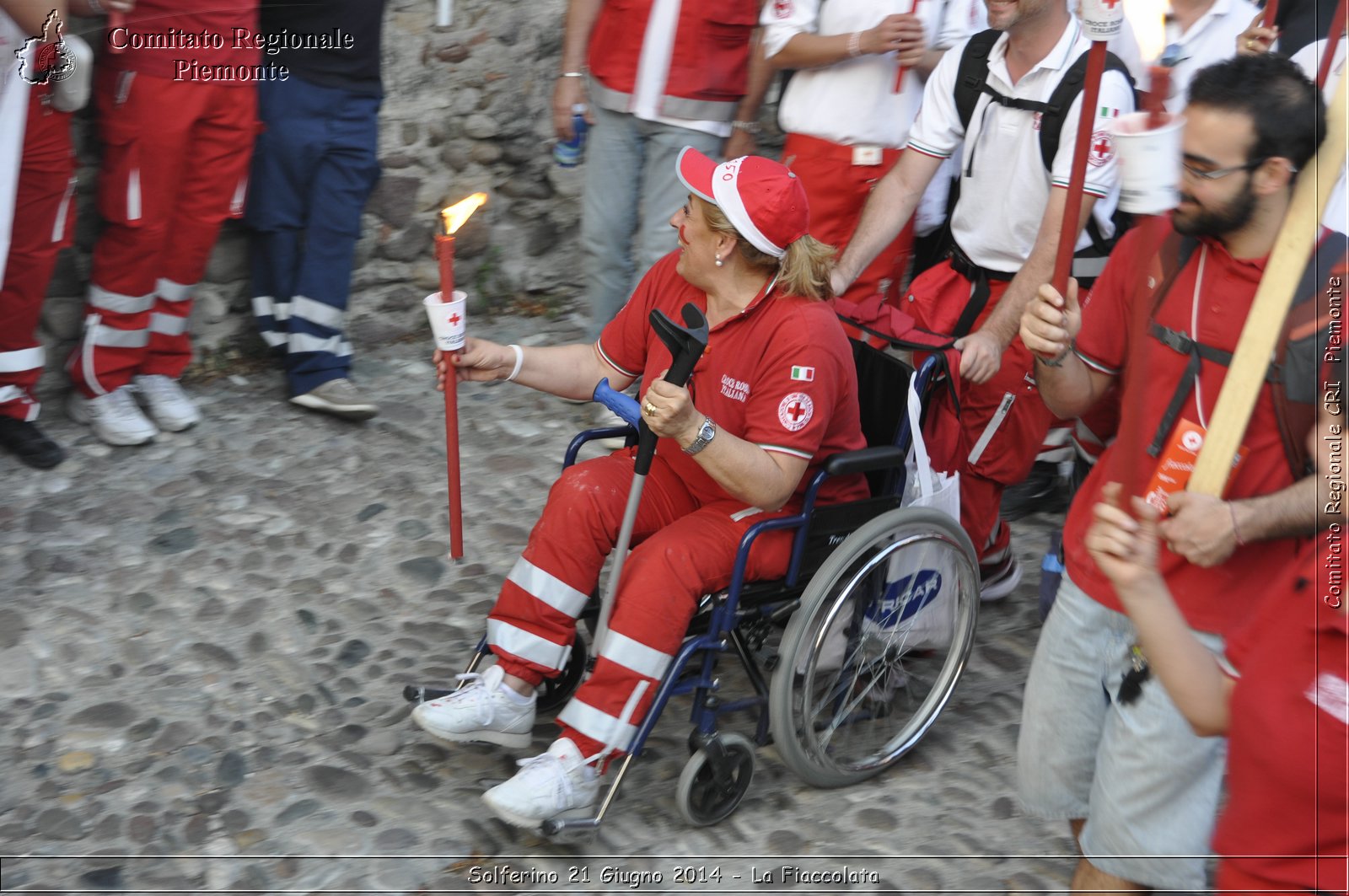 Solferino 21 iugno 2014 - La Fiaccolata - Croce Rossa Italiana - Comitato Regionale del Piemonte