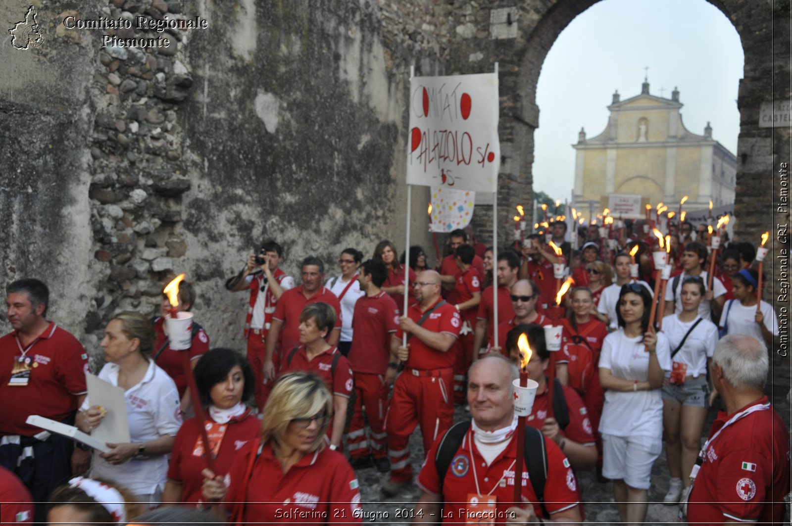 Solferino 21 iugno 2014 - La Fiaccolata - Croce Rossa Italiana - Comitato Regionale del Piemonte