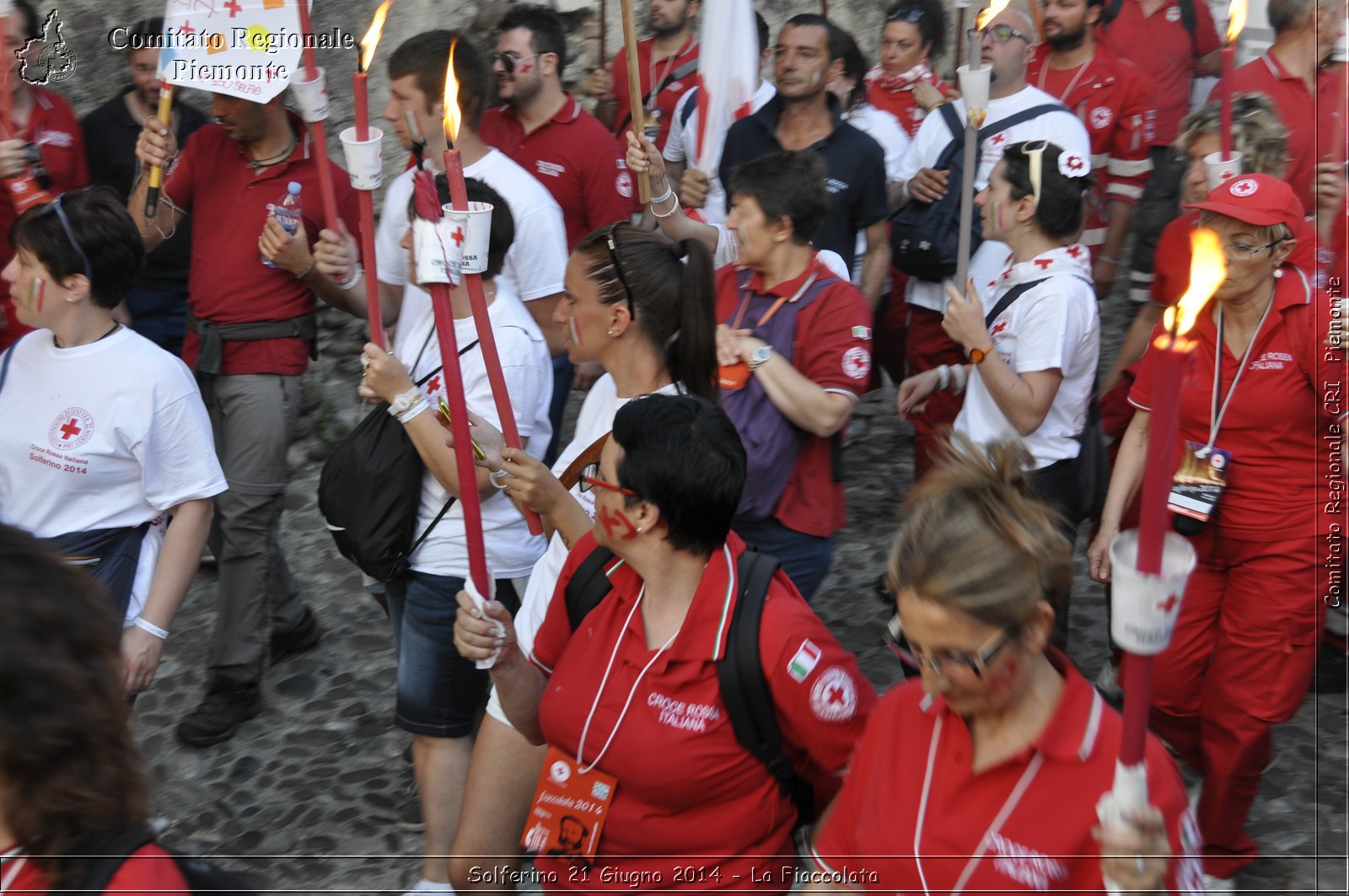 Solferino 21 iugno 2014 - La Fiaccolata - Croce Rossa Italiana - Comitato Regionale del Piemonte