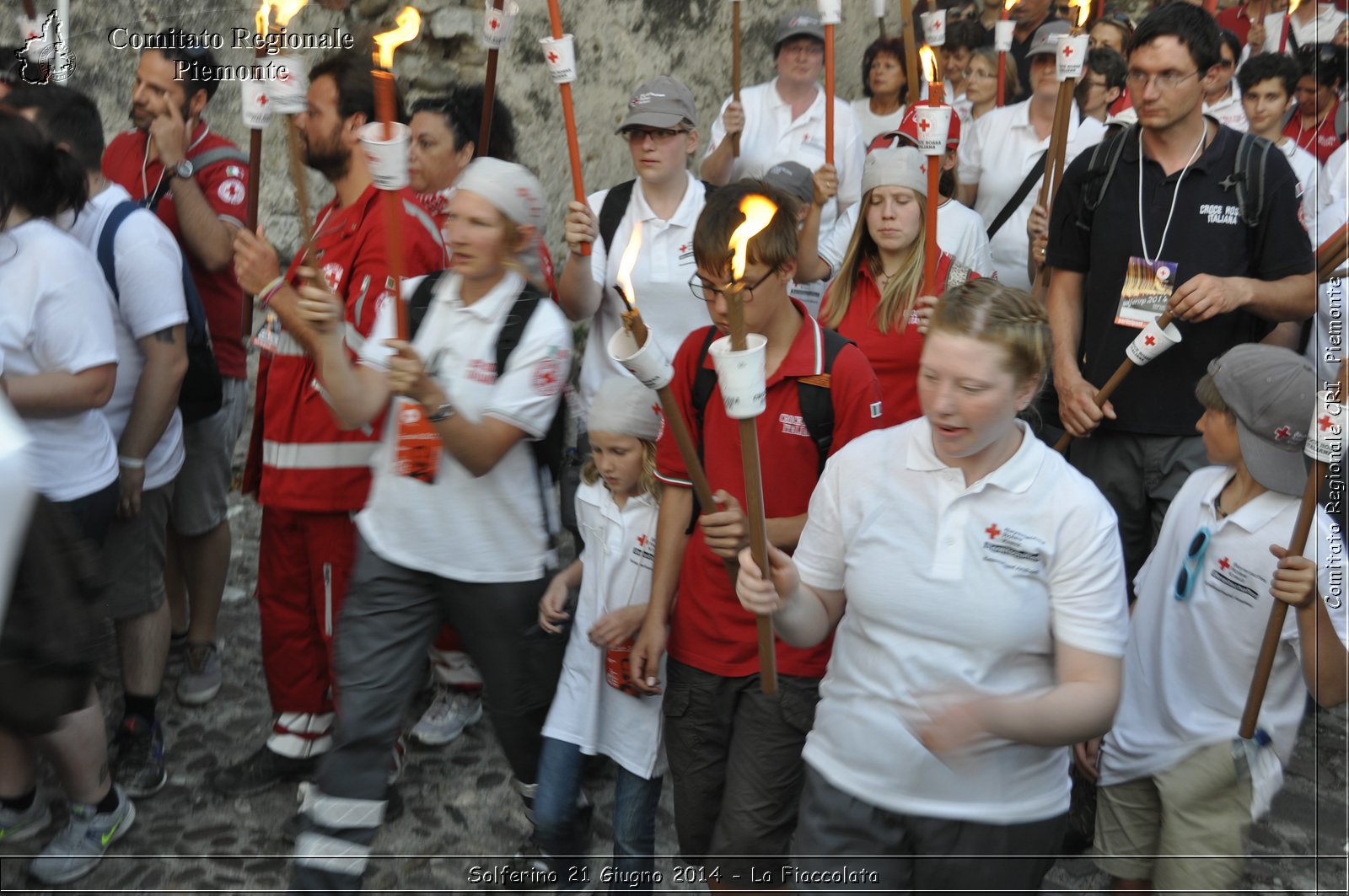 Solferino 21 iugno 2014 - La Fiaccolata - Croce Rossa Italiana - Comitato Regionale del Piemonte