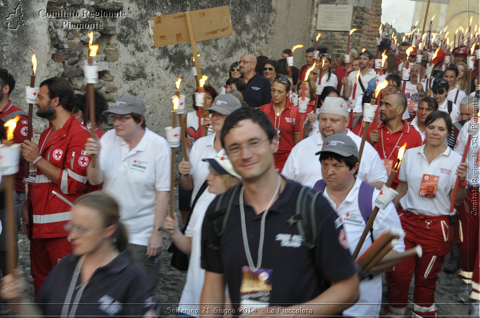 Solferino 21 iugno 2014 - La Fiaccolata - Croce Rossa Italiana - Comitato Regionale del Piemonte