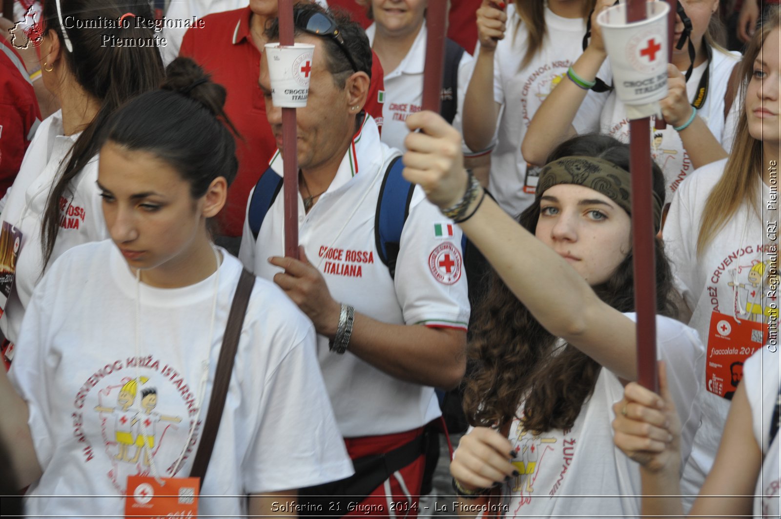 Solferino 21 iugno 2014 - La Fiaccolata - Croce Rossa Italiana - Comitato Regionale del Piemonte