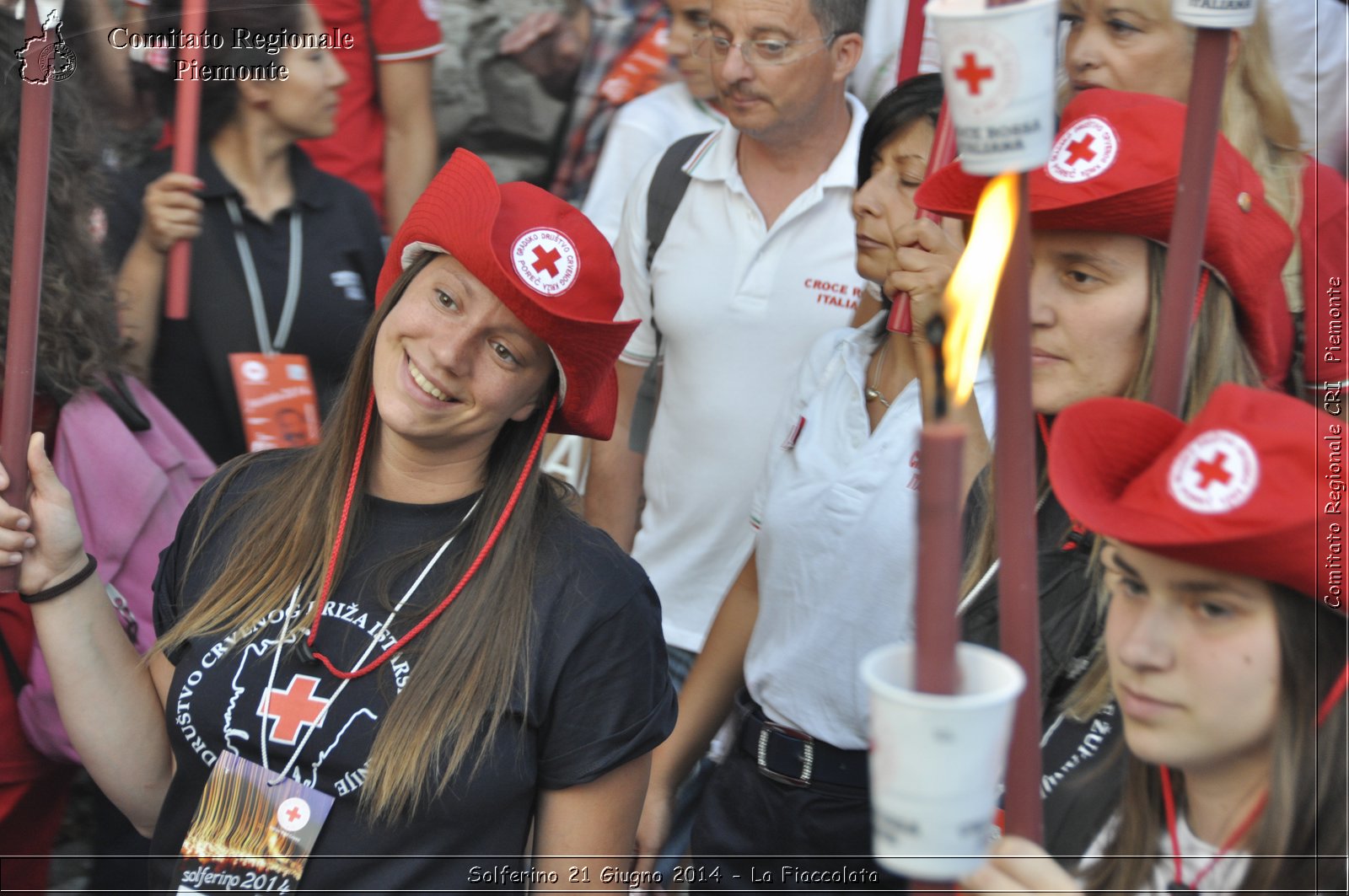 Solferino 21 iugno 2014 - La Fiaccolata - Croce Rossa Italiana - Comitato Regionale del Piemonte