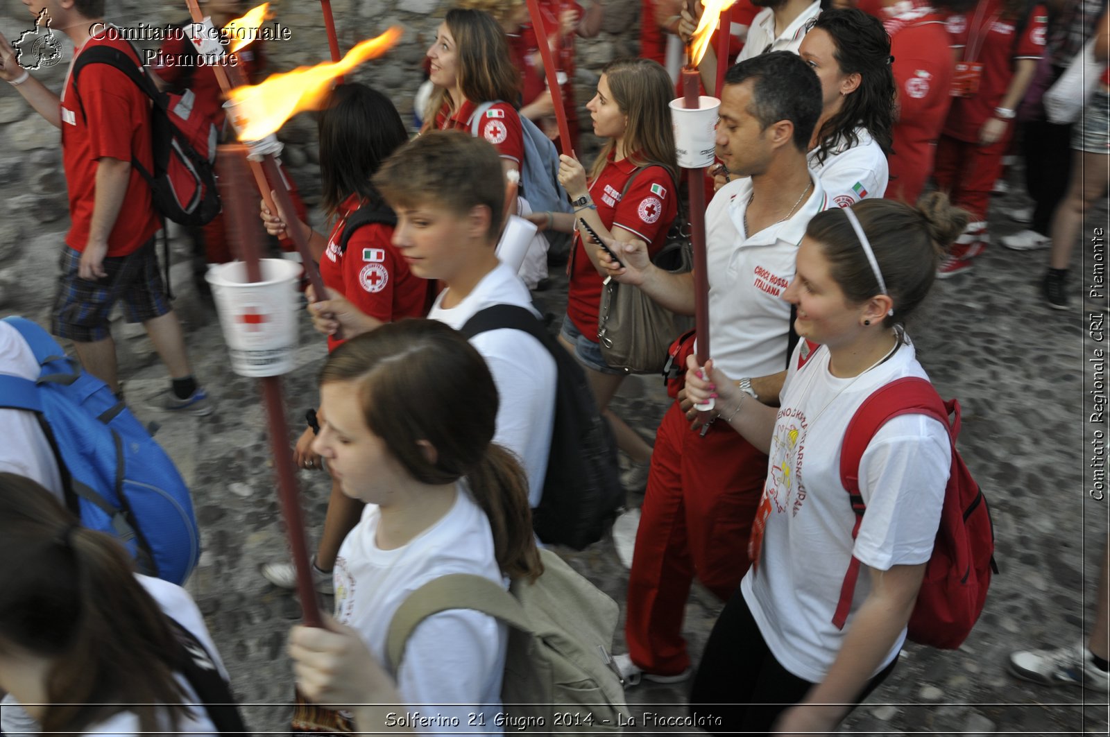 Solferino 21 iugno 2014 - La Fiaccolata - Croce Rossa Italiana - Comitato Regionale del Piemonte