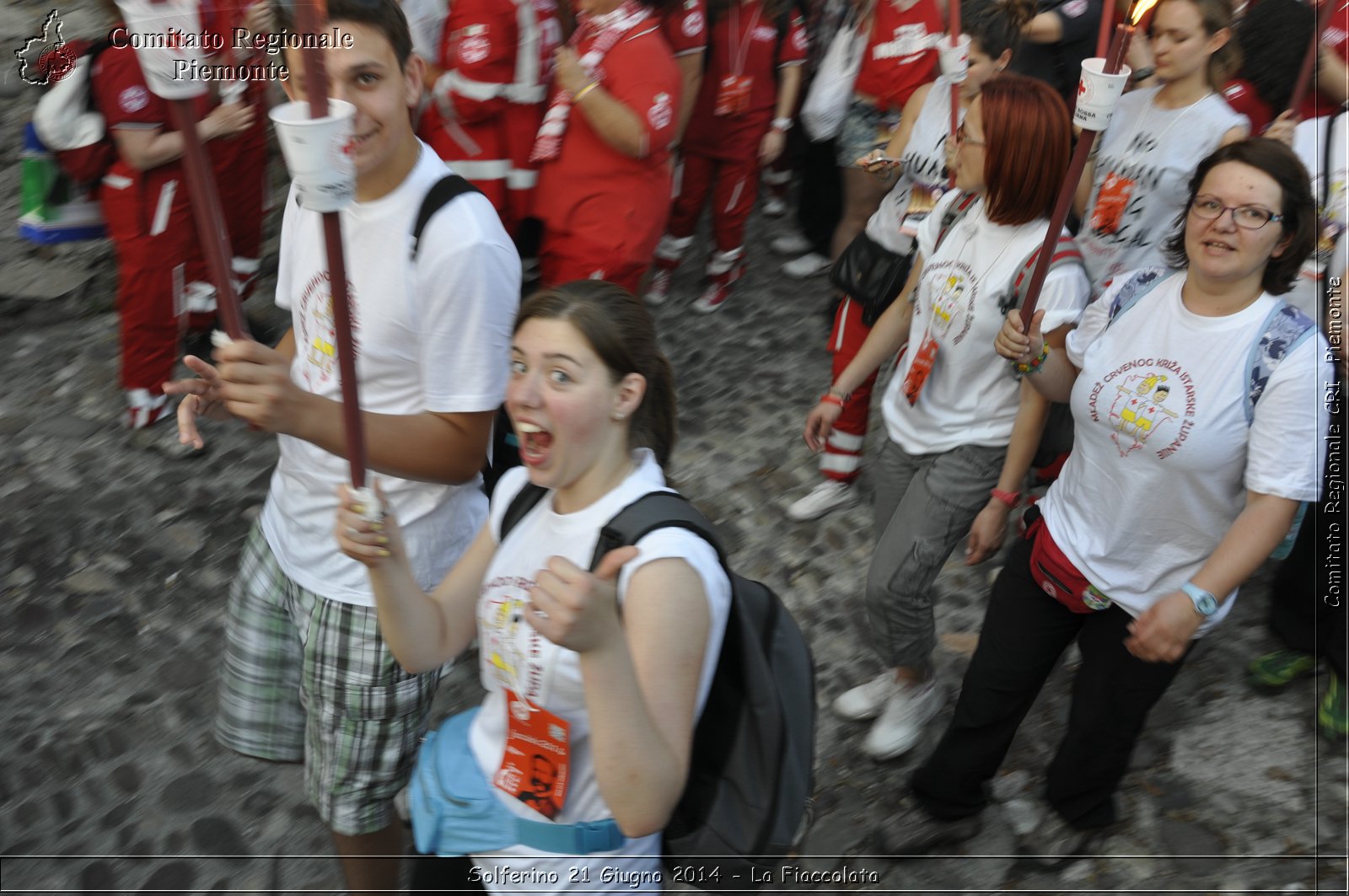 Solferino 21 iugno 2014 - La Fiaccolata - Croce Rossa Italiana - Comitato Regionale del Piemonte