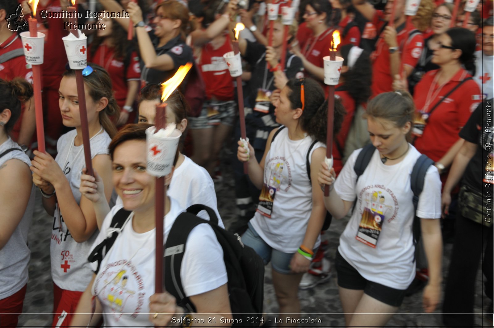 Solferino 21 iugno 2014 - La Fiaccolata - Croce Rossa Italiana - Comitato Regionale del Piemonte