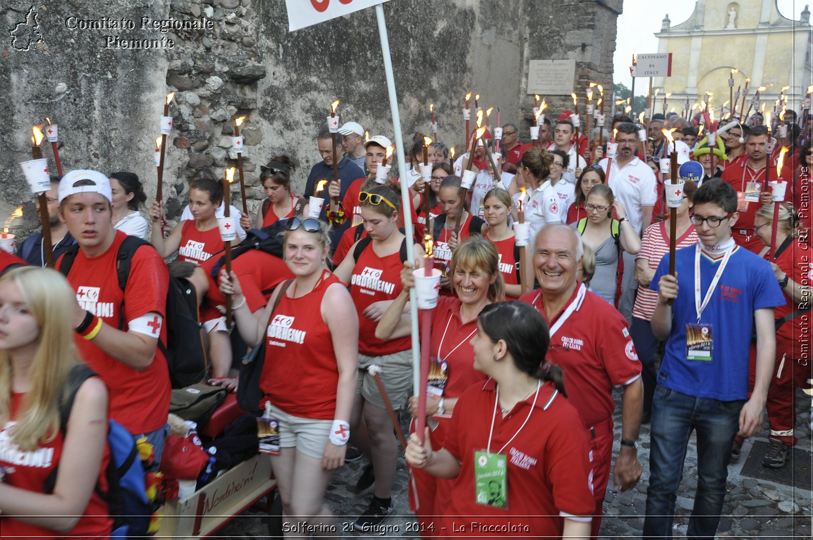 Solferino 21 iugno 2014 - La Fiaccolata - Croce Rossa Italiana - Comitato Regionale del Piemonte