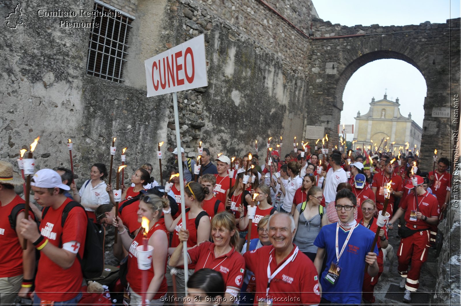 Solferino 21 iugno 2014 - La Fiaccolata - Croce Rossa Italiana - Comitato Regionale del Piemonte