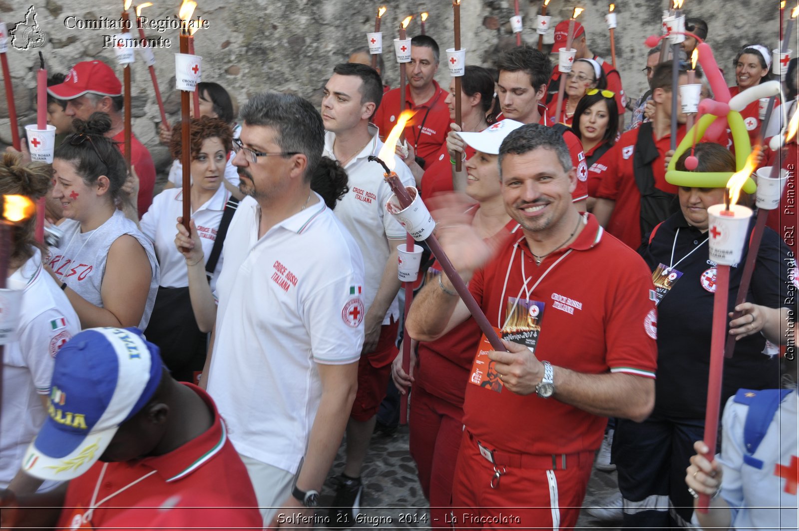 Solferino 21 iugno 2014 - La Fiaccolata - Croce Rossa Italiana - Comitato Regionale del Piemonte