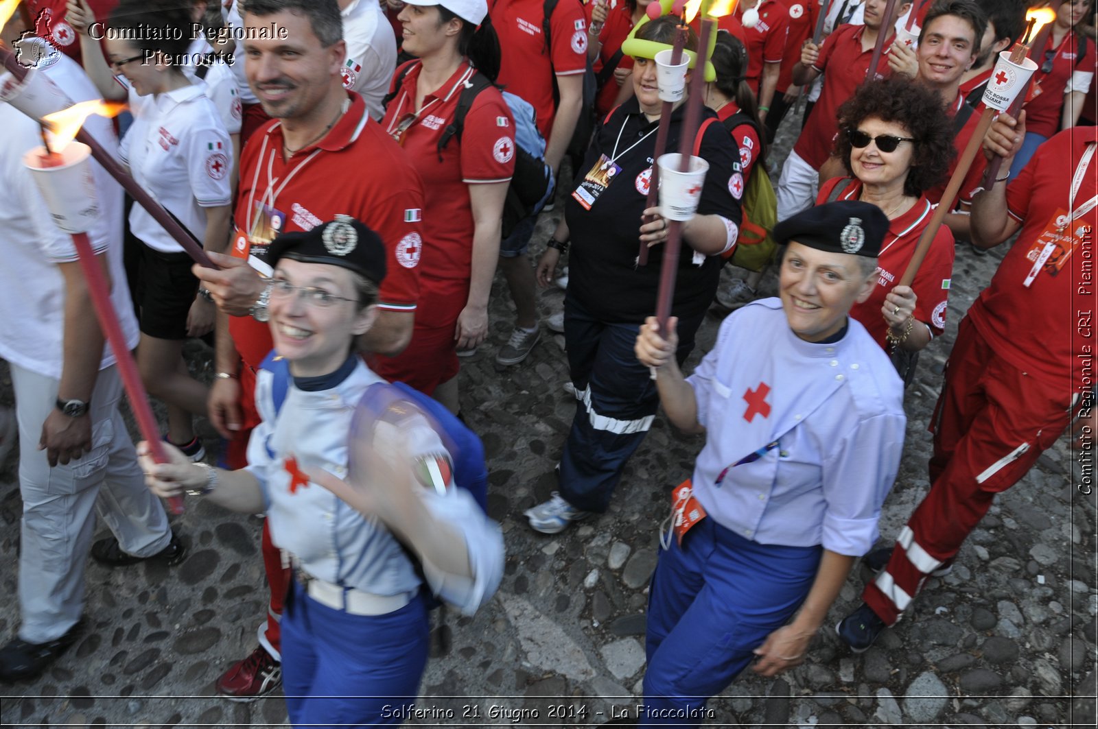 Solferino 21 iugno 2014 - La Fiaccolata - Croce Rossa Italiana - Comitato Regionale del Piemonte