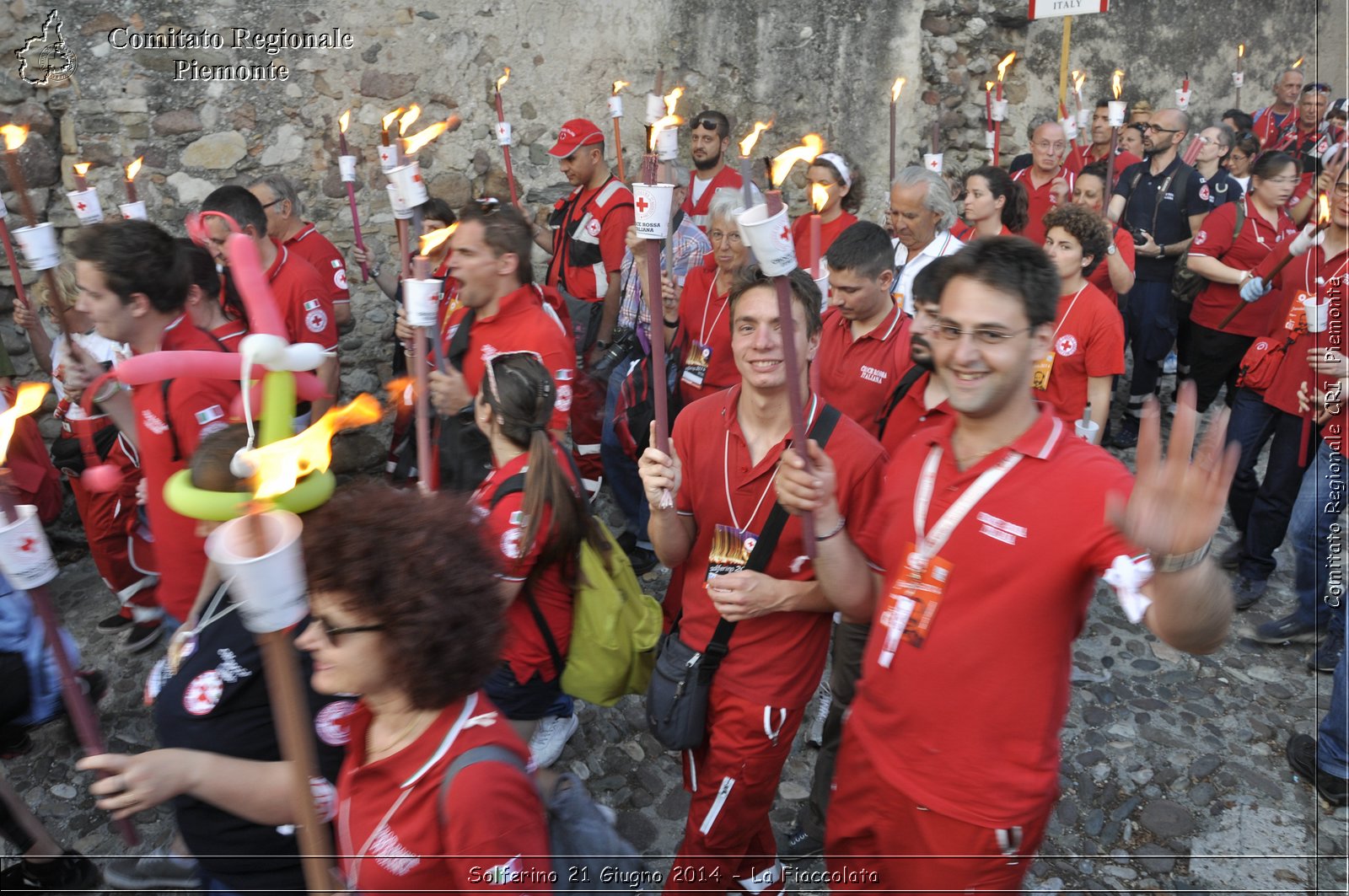 Solferino 21 iugno 2014 - La Fiaccolata - Croce Rossa Italiana - Comitato Regionale del Piemonte