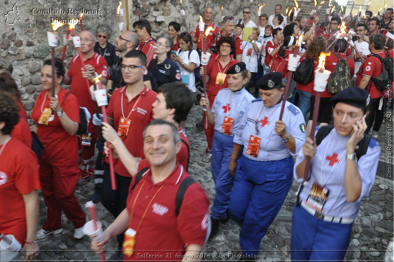 Solferino 21 iugno 2014 - La Fiaccolata - Croce Rossa Italiana - Comitato Regionale del Piemonte