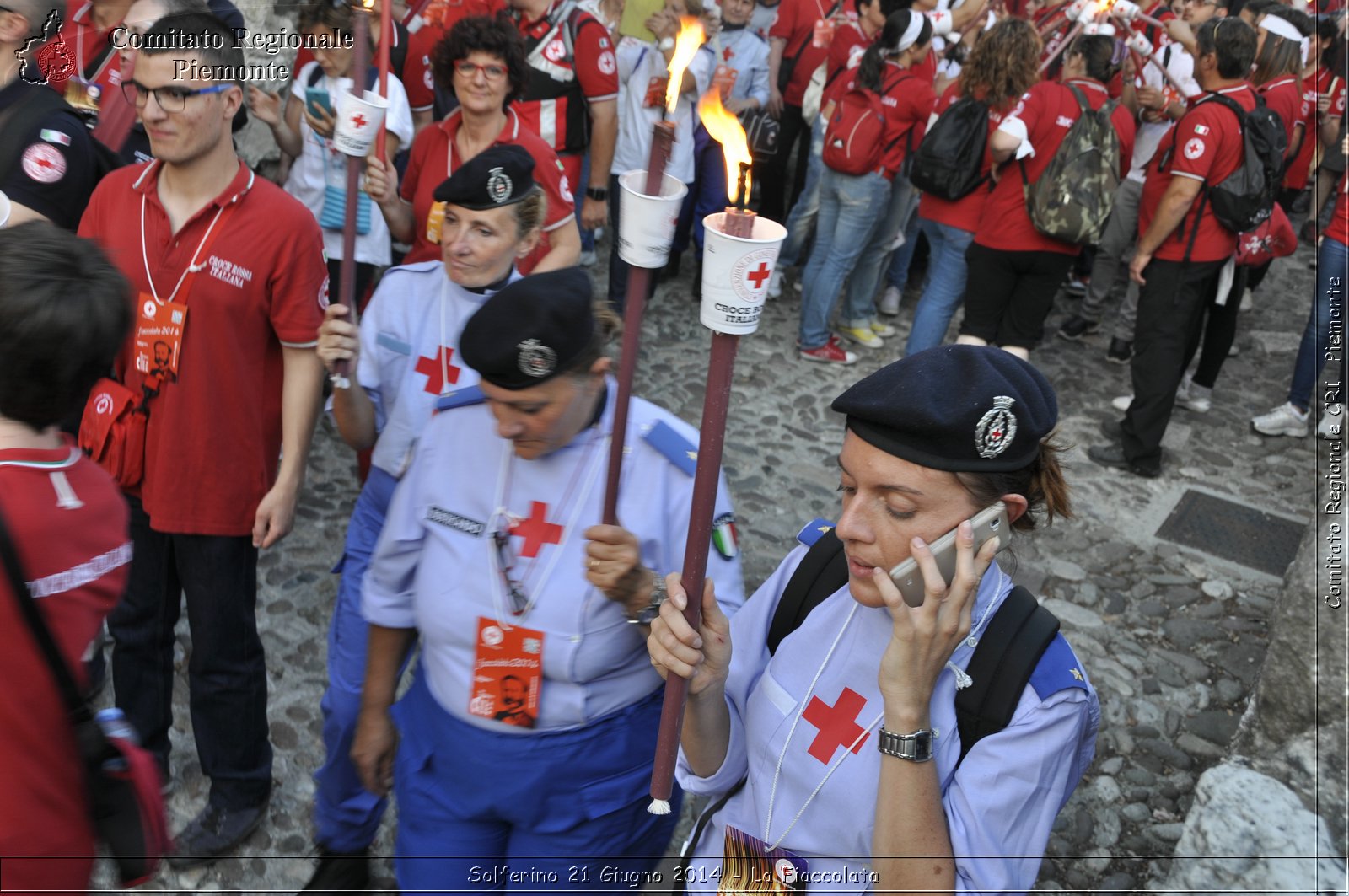 Solferino 21 iugno 2014 - La Fiaccolata - Croce Rossa Italiana - Comitato Regionale del Piemonte