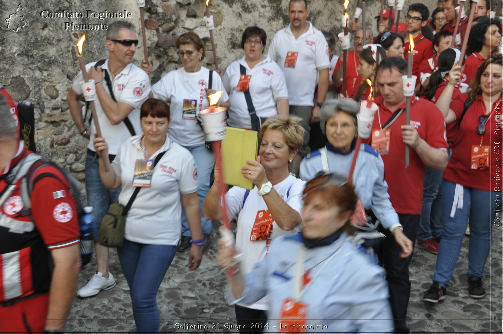 Solferino 21 iugno 2014 - La Fiaccolata - Croce Rossa Italiana - Comitato Regionale del Piemonte