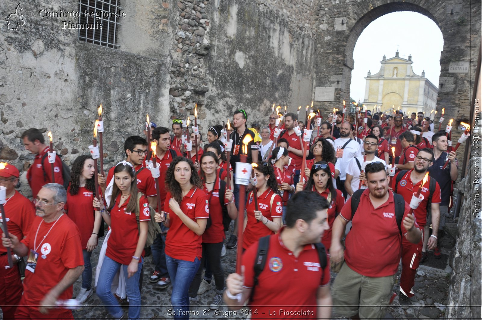 Solferino 21 iugno 2014 - La Fiaccolata - Croce Rossa Italiana - Comitato Regionale del Piemonte