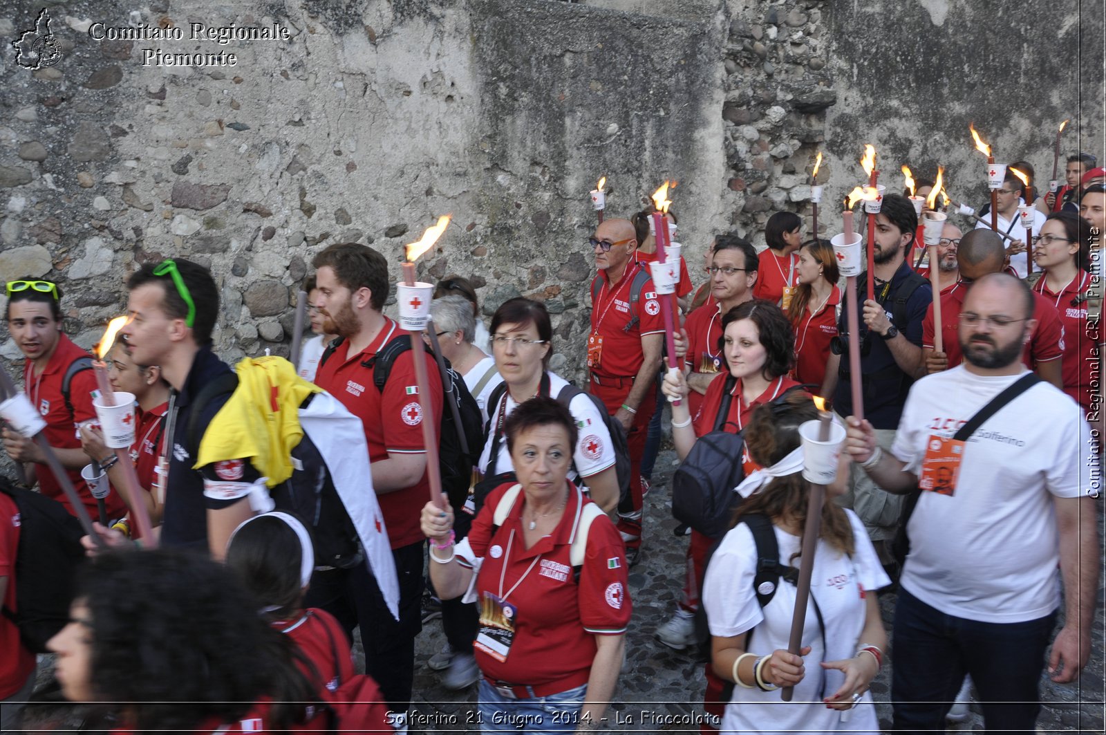 Solferino 21 iugno 2014 - La Fiaccolata - Croce Rossa Italiana - Comitato Regionale del Piemonte