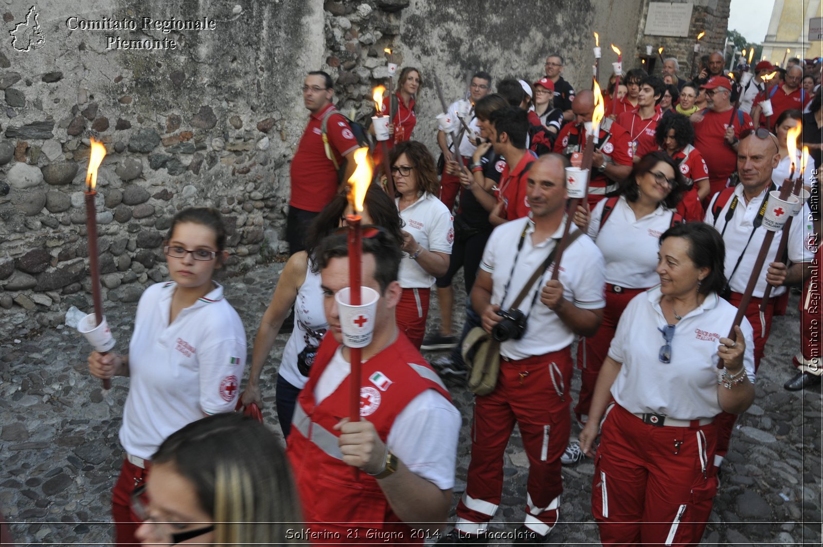 Solferino 21 iugno 2014 - La Fiaccolata - Croce Rossa Italiana - Comitato Regionale del Piemonte