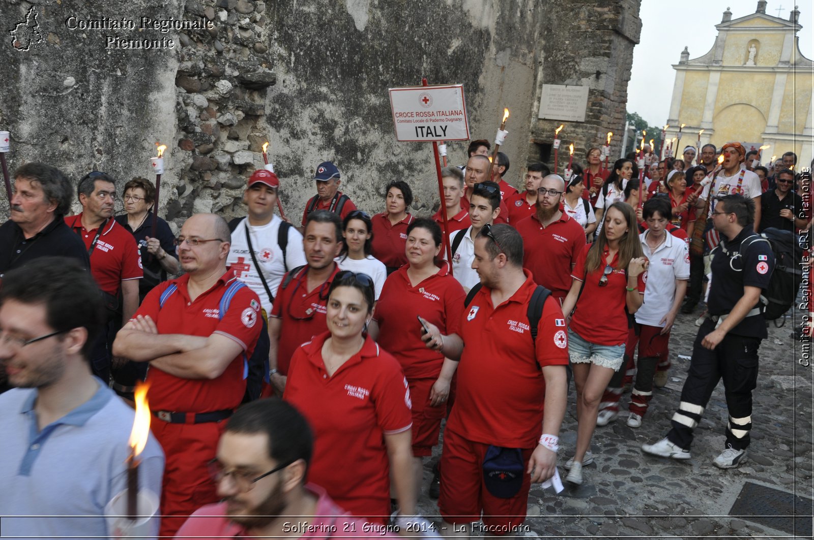 Solferino 21 iugno 2014 - La Fiaccolata - Croce Rossa Italiana - Comitato Regionale del Piemonte