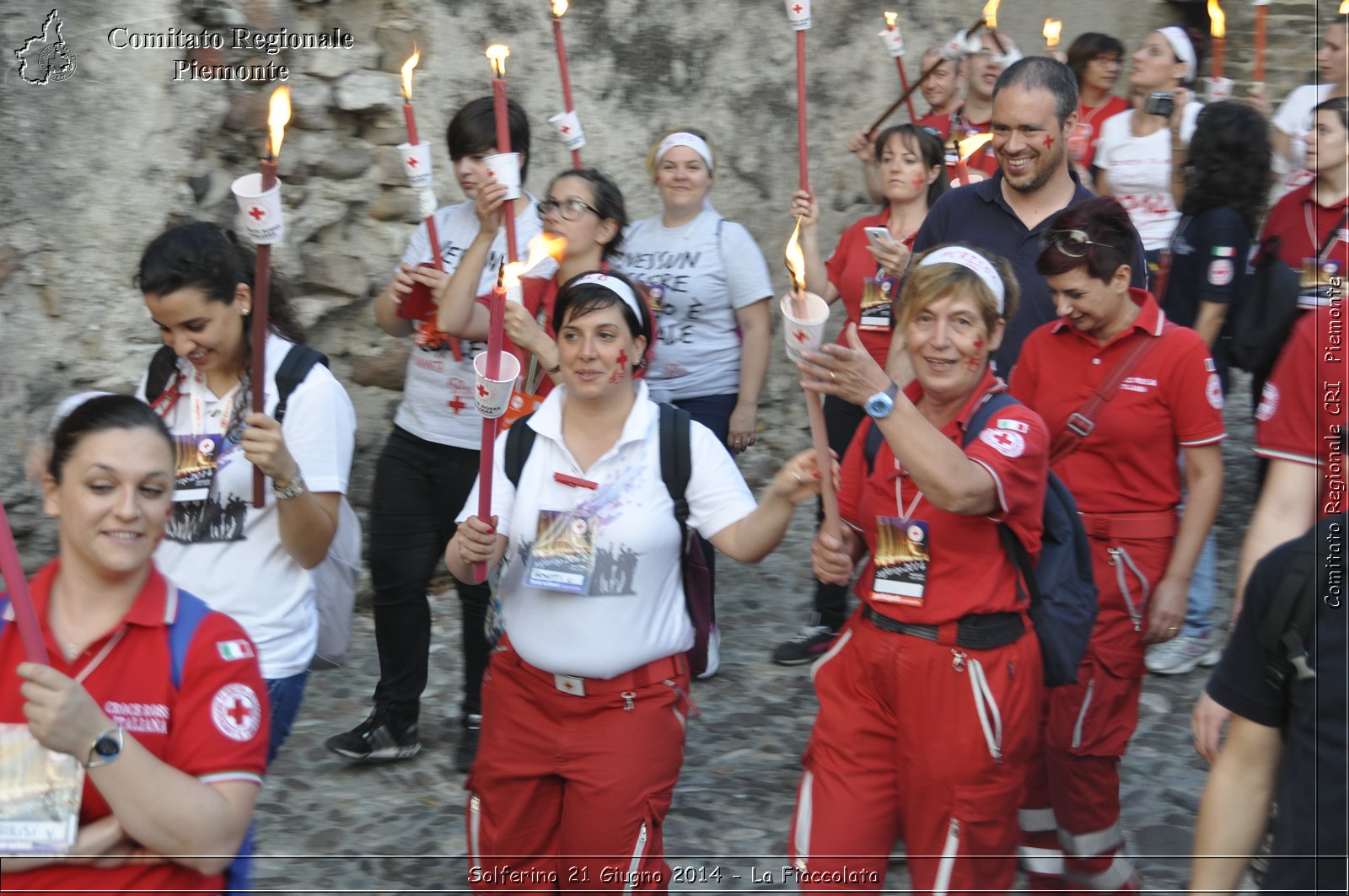 Solferino 21 iugno 2014 - La Fiaccolata - Croce Rossa Italiana - Comitato Regionale del Piemonte