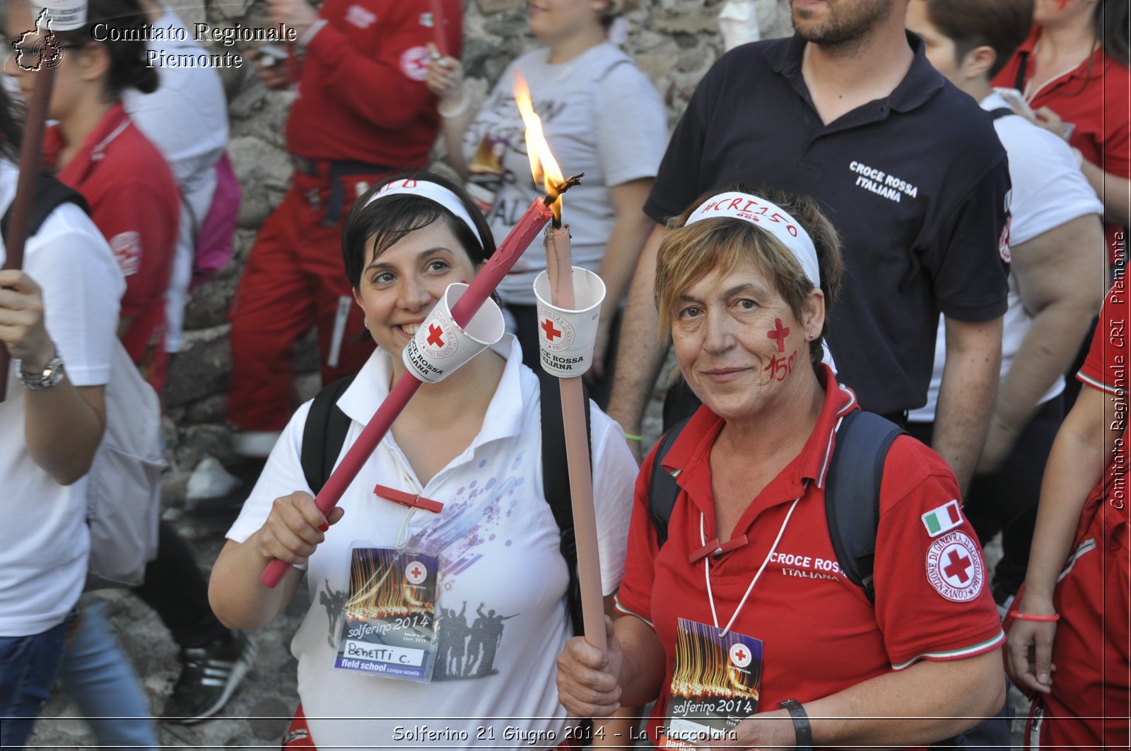 Solferino 21 iugno 2014 - La Fiaccolata - Croce Rossa Italiana - Comitato Regionale del Piemonte