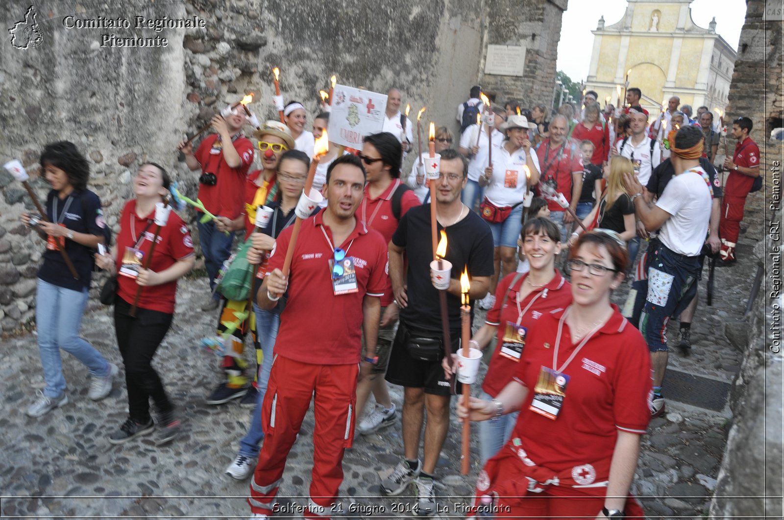 Solferino 21 iugno 2014 - La Fiaccolata - Croce Rossa Italiana - Comitato Regionale del Piemonte