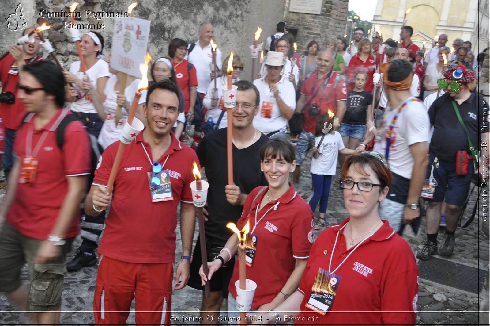 Solferino 21 iugno 2014 - La Fiaccolata - Croce Rossa Italiana - Comitato Regionale del Piemonte