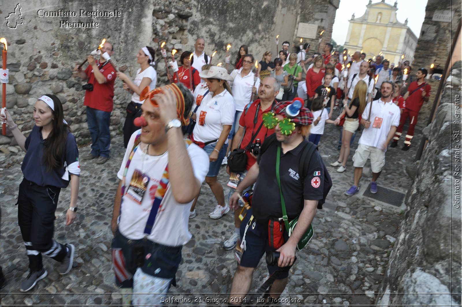 Solferino 21 iugno 2014 - La Fiaccolata - Croce Rossa Italiana - Comitato Regionale del Piemonte