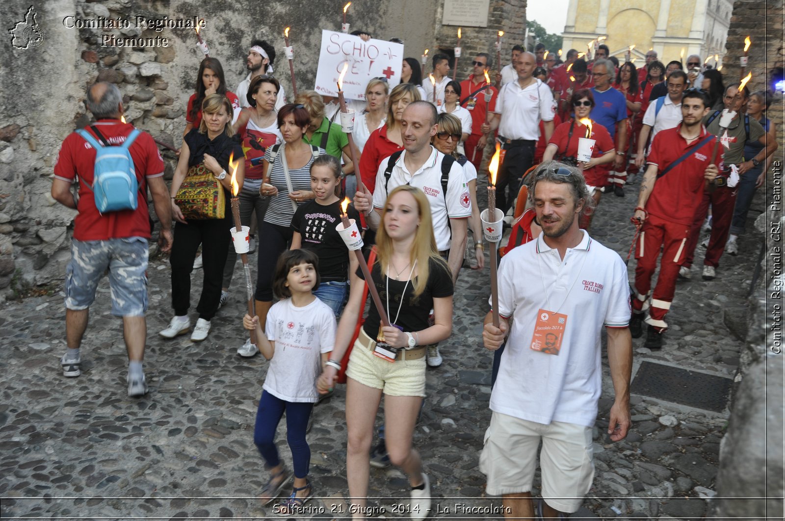 Solferino 21 iugno 2014 - La Fiaccolata - Croce Rossa Italiana - Comitato Regionale del Piemonte