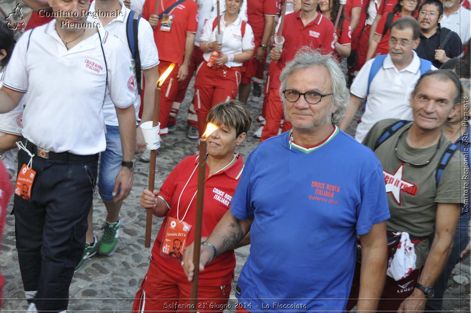 Solferino 21 iugno 2014 - La Fiaccolata - Croce Rossa Italiana - Comitato Regionale del Piemonte