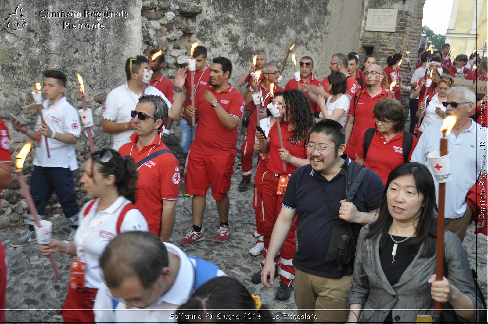 Solferino 21 iugno 2014 - La Fiaccolata - Croce Rossa Italiana - Comitato Regionale del Piemonte