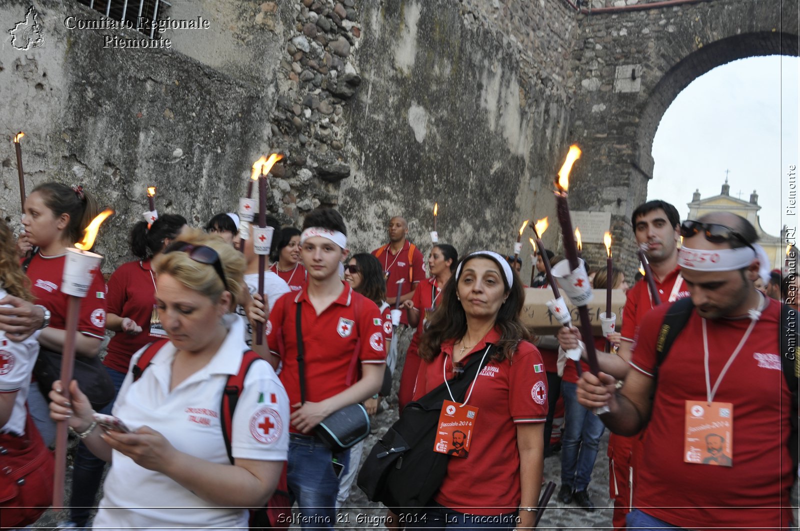 Solferino 21 iugno 2014 - La Fiaccolata - Croce Rossa Italiana - Comitato Regionale del Piemonte