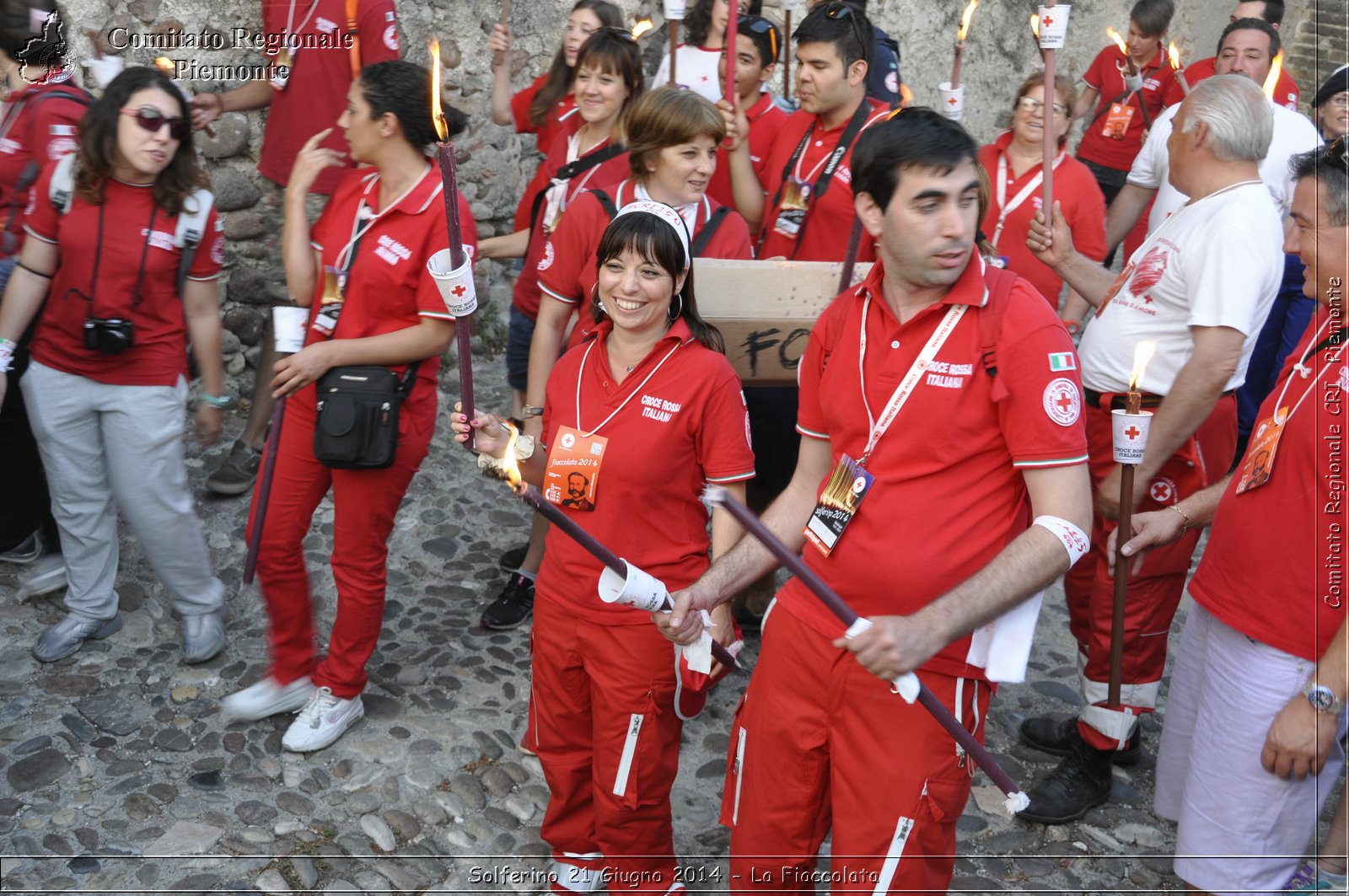 Solferino 21 iugno 2014 - La Fiaccolata - Croce Rossa Italiana - Comitato Regionale del Piemonte