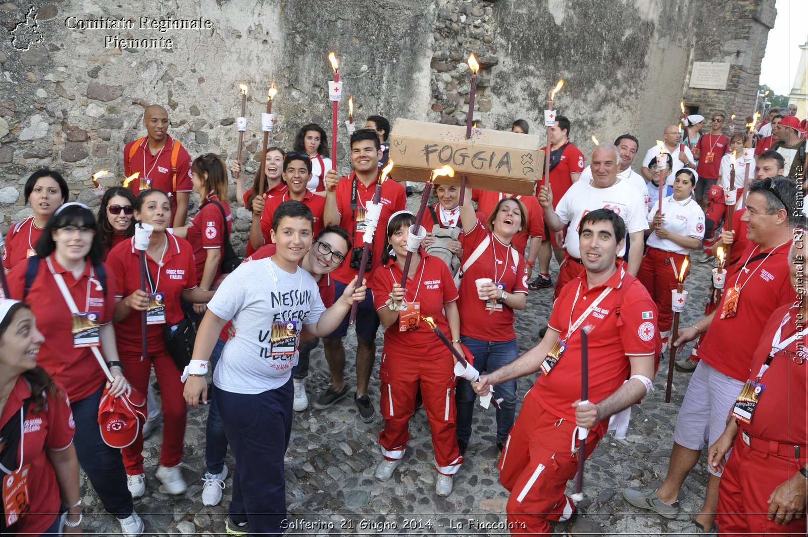 Solferino 21 iugno 2014 - La Fiaccolata - Croce Rossa Italiana - Comitato Regionale del Piemonte