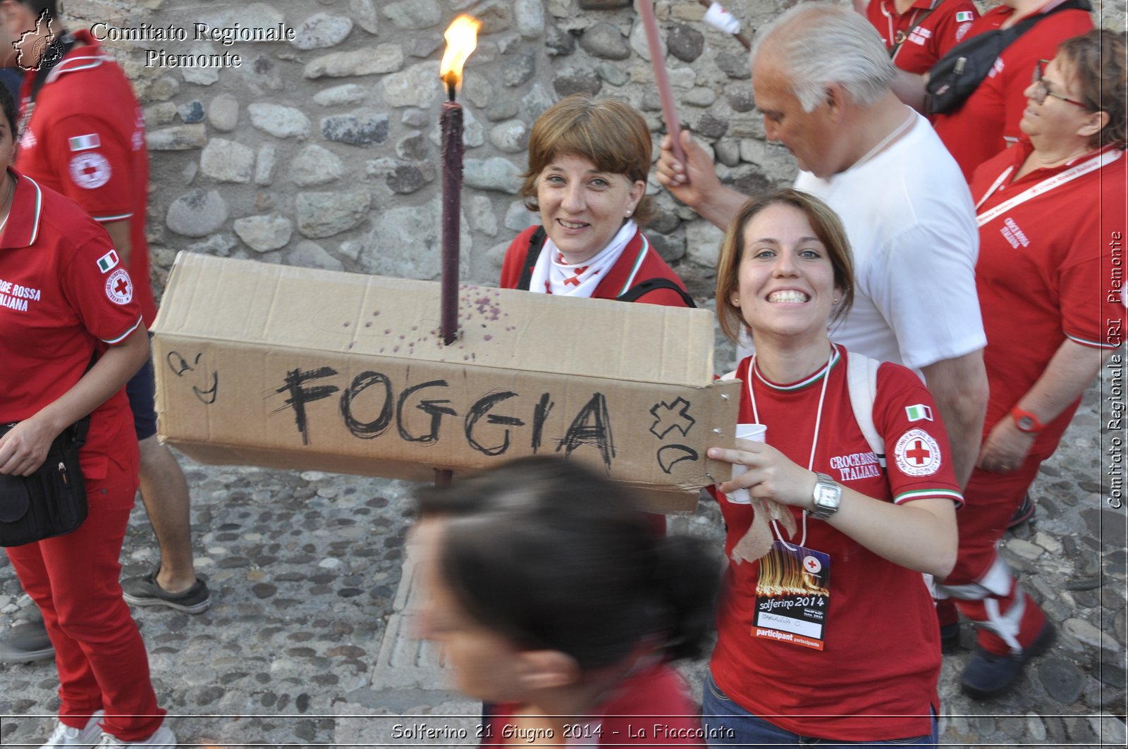 Solferino 21 iugno 2014 - La Fiaccolata - Croce Rossa Italiana - Comitato Regionale del Piemonte