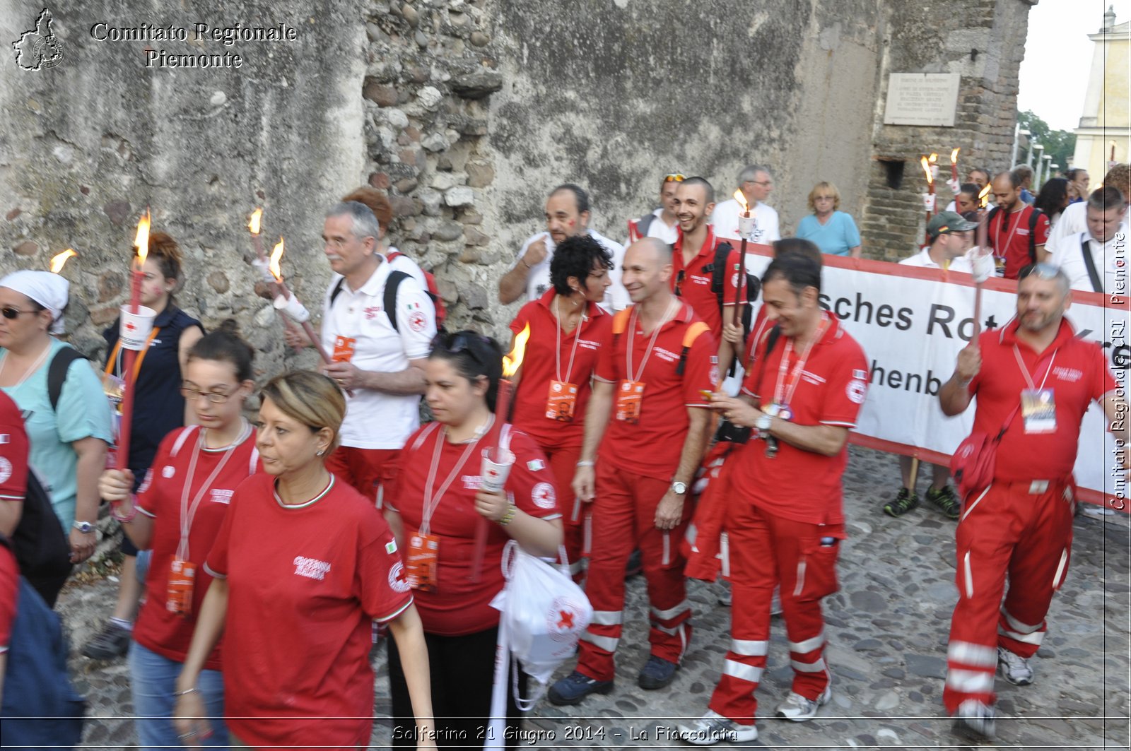 Solferino 21 iugno 2014 - La Fiaccolata - Croce Rossa Italiana - Comitato Regionale del Piemonte