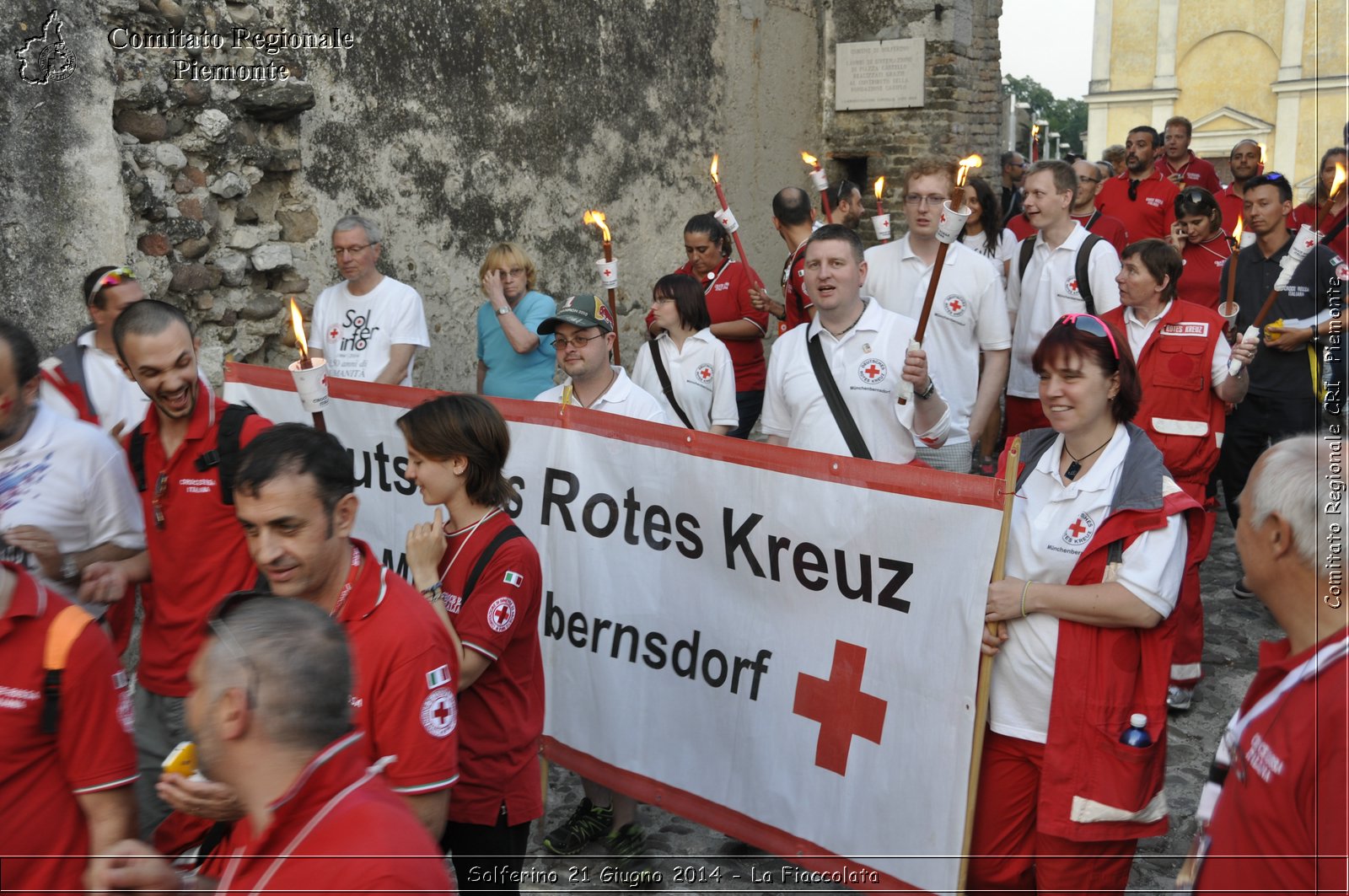 Solferino 21 iugno 2014 - La Fiaccolata - Croce Rossa Italiana - Comitato Regionale del Piemonte